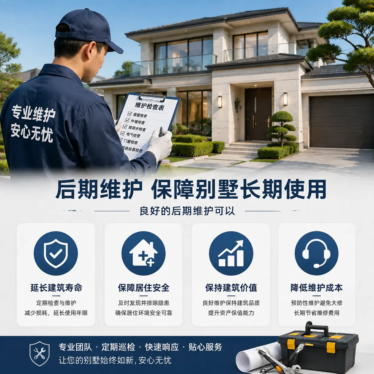 别墅建造公司推荐： 开阳 施工质量的关键要素