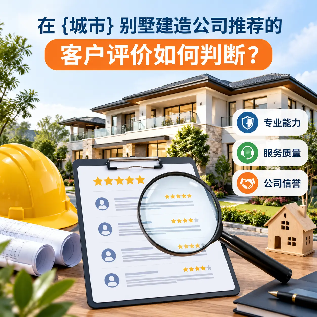 在 开阳 别墅建造公司推荐的客户评价如何判断?