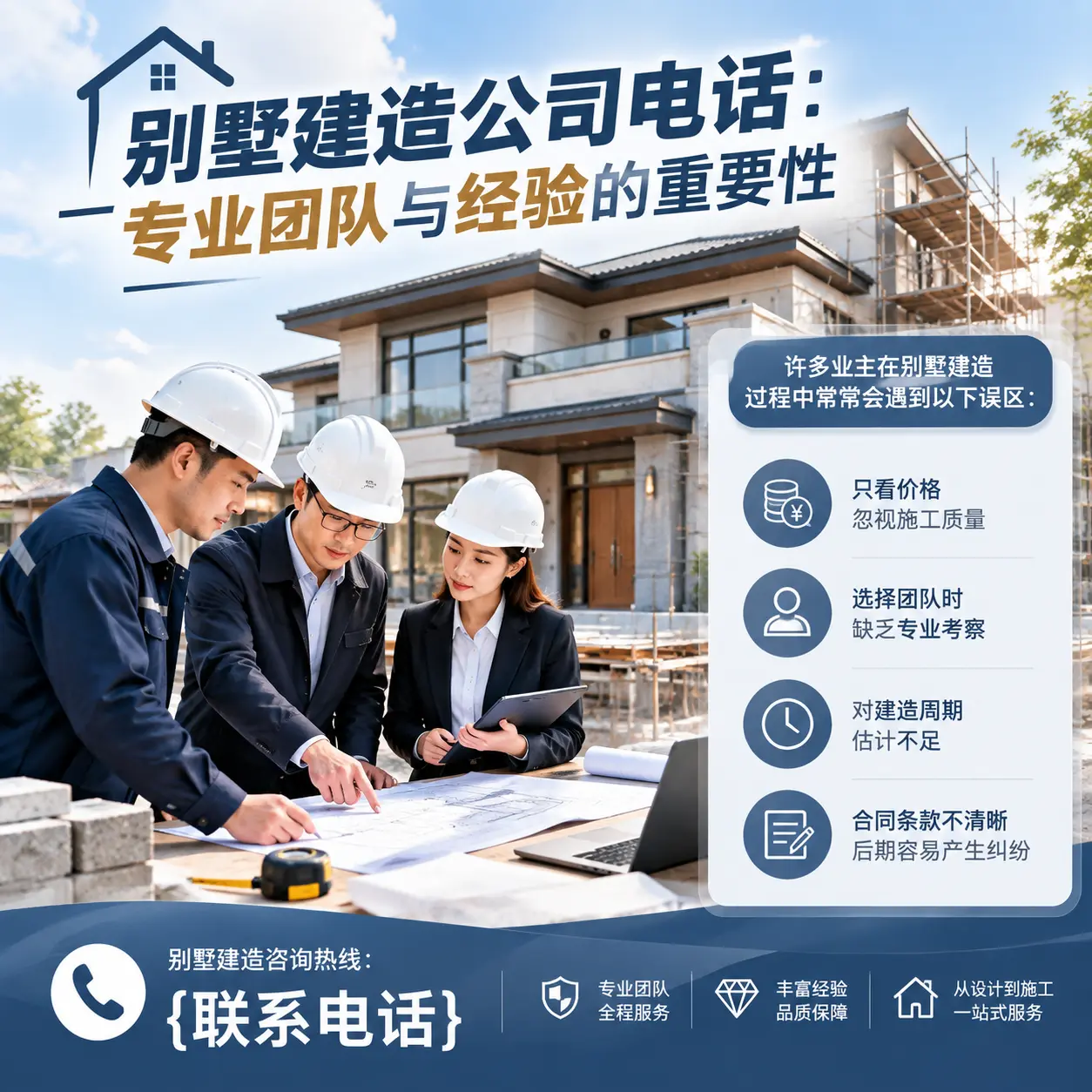 开阳别墅建造公司电话:专业团队与经验的重要性