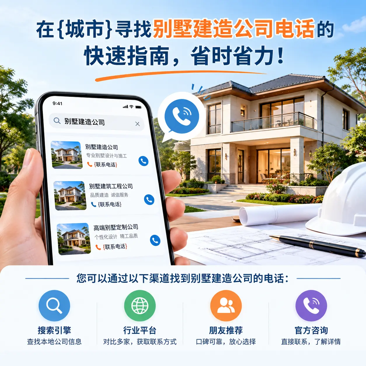 在开阳寻找别墅建造公司电话的快速指南，省时省力！