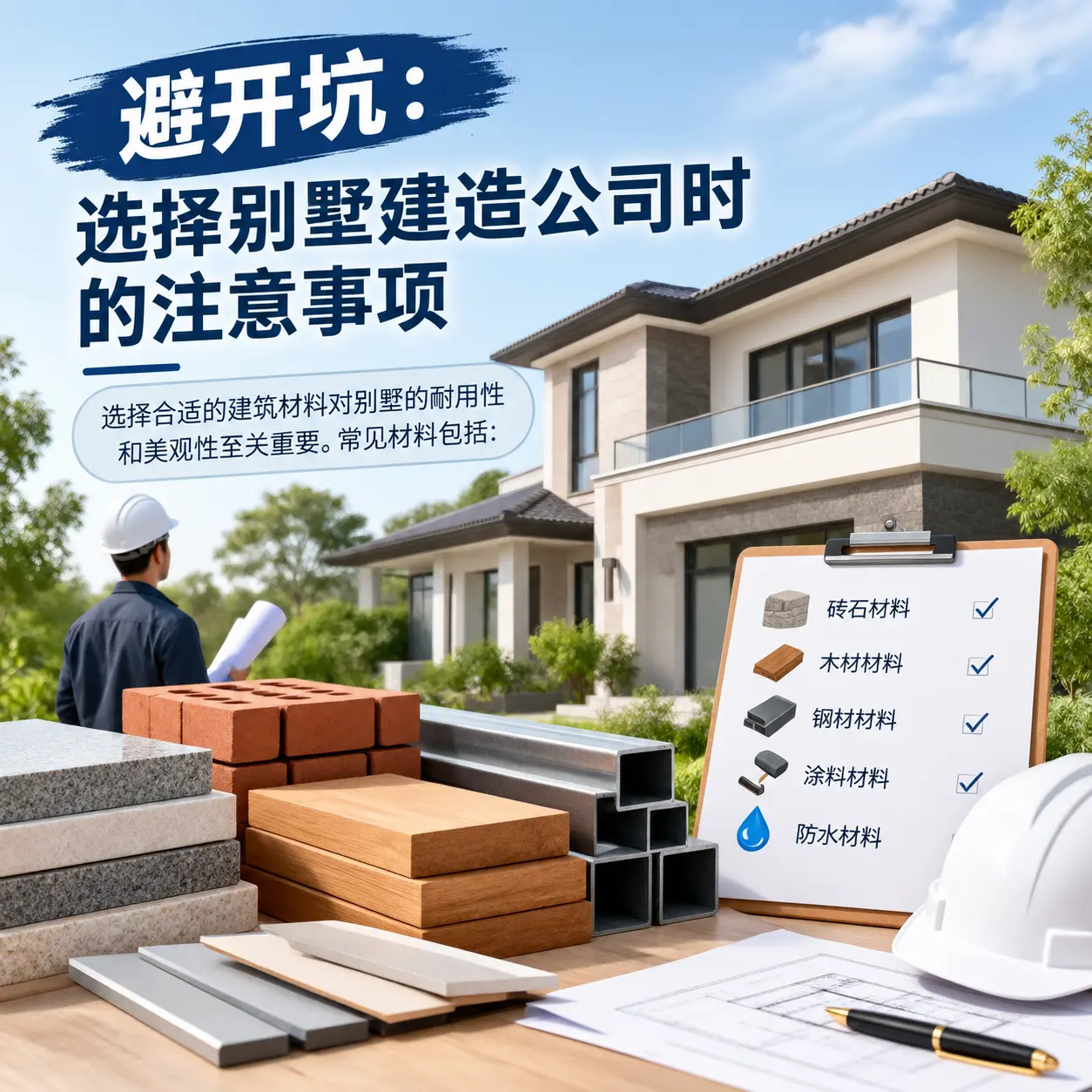 避开坑：选择 开阳 别墅建造公司时的注意事项