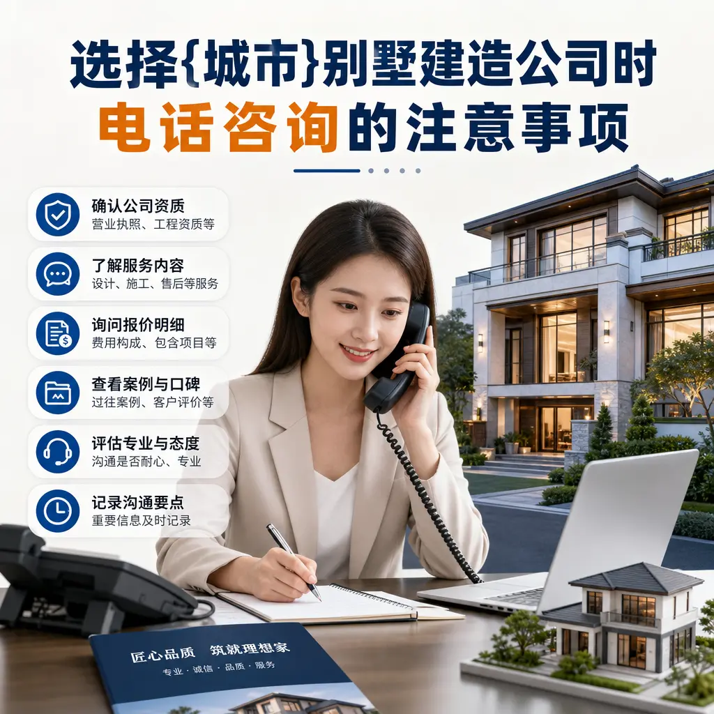 选择开阳别墅建造公司时,电话咨询的注意事项
