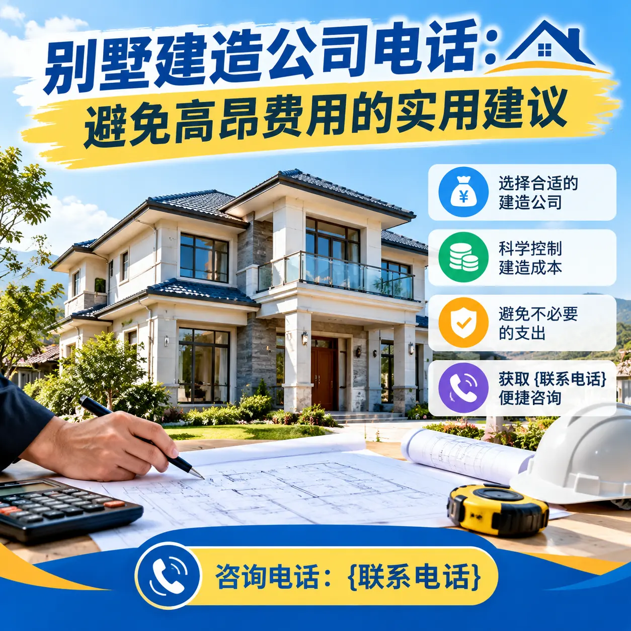 开阳别墅建造公司电话:避免高昂费用的实用建议