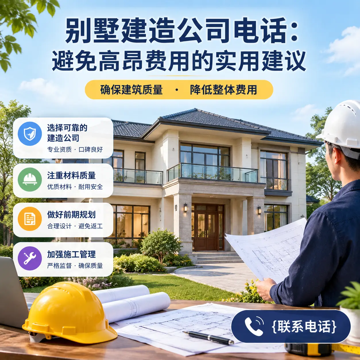开阳别墅建造公司电话:避免高昂费用的实用建议