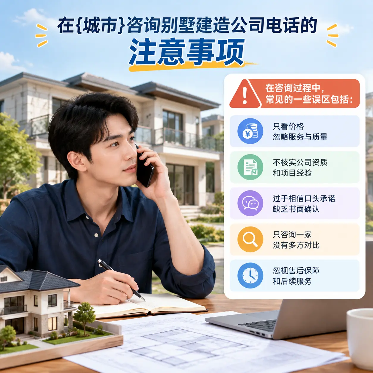 在开阳咨询别墅建造公司电话的注意事项
