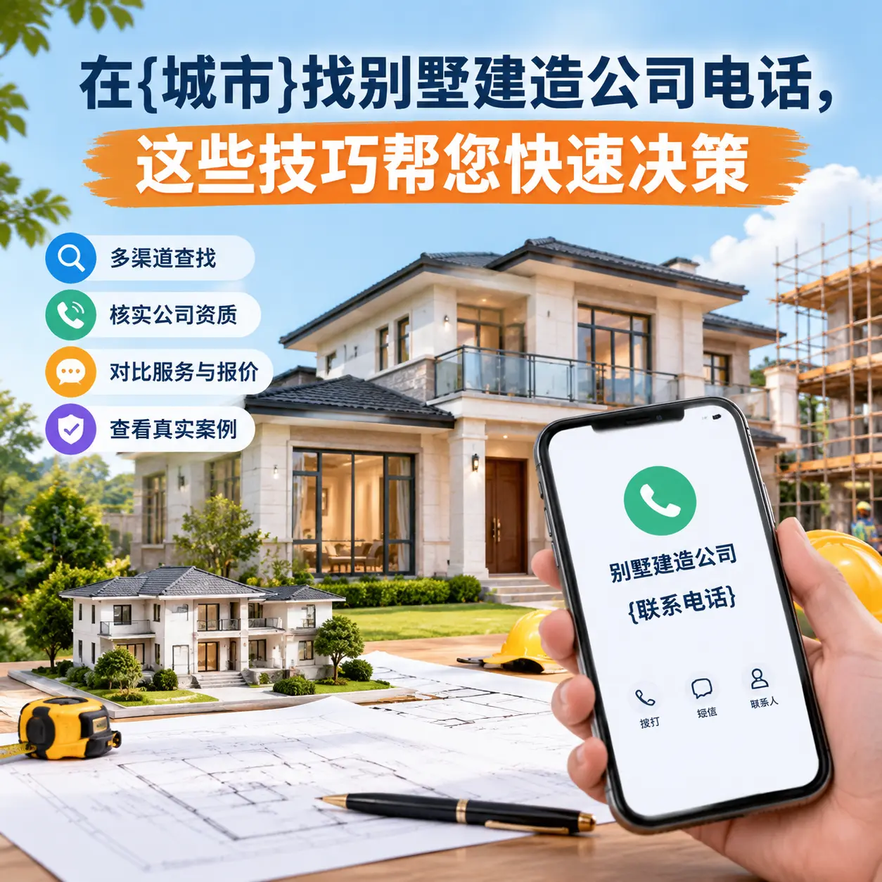 在开阳找别墅建造公司电话，这些技巧帮您快速决策