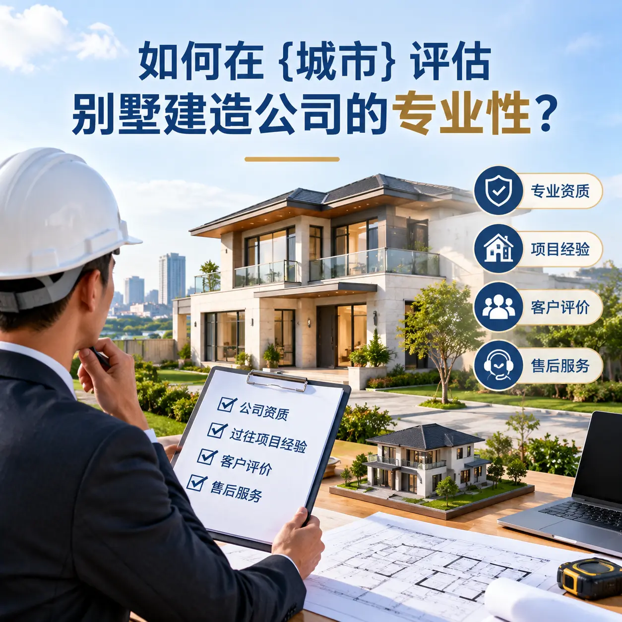 如何在 开阳 评估别墅建造公司的专业性?