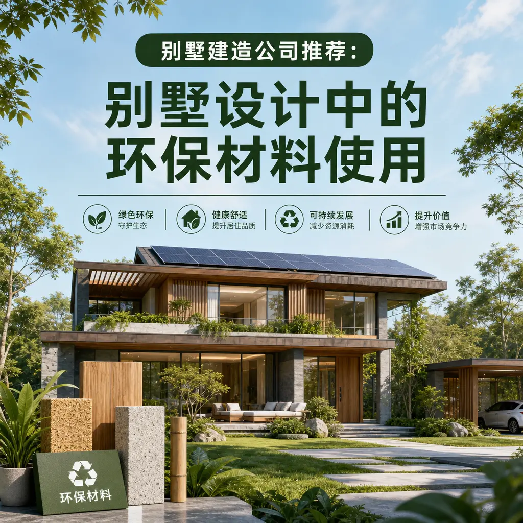 别墅建造公司推荐： 开阳 别墅设计中的环保材料使用