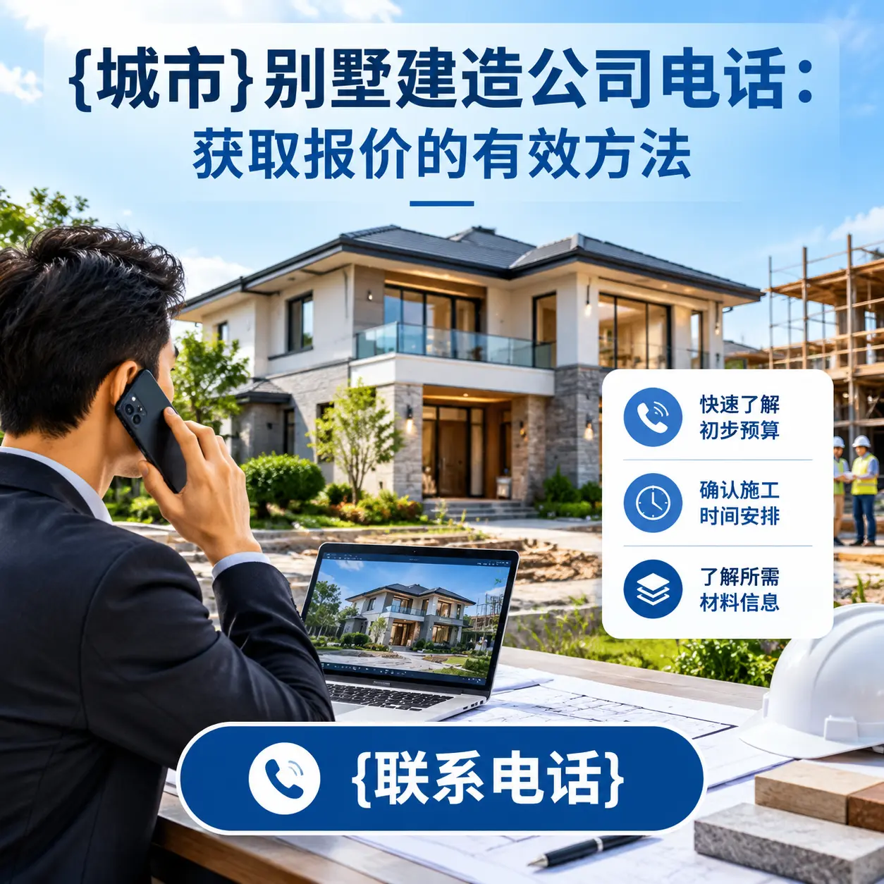 开阳别墅建造公司电话：获取报价的有效方法